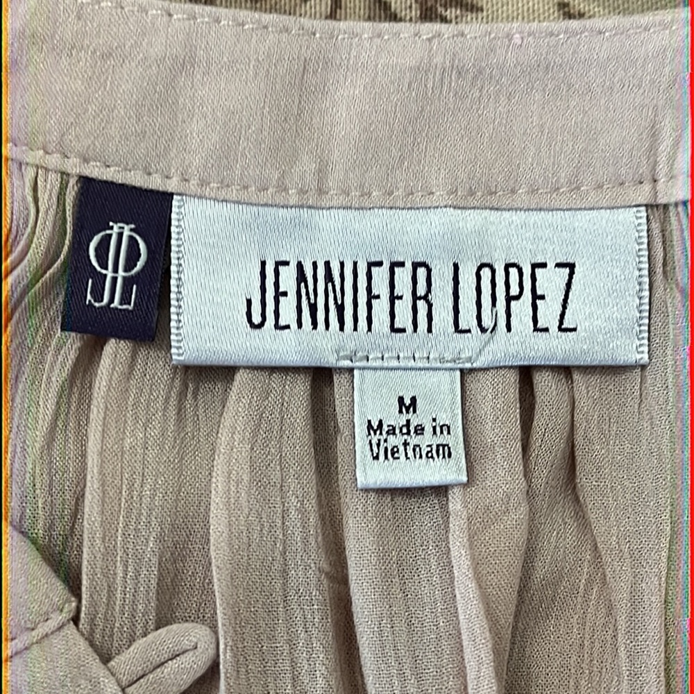 High/Low Jlo Rhinestone Blouse - Picture 6 of 7